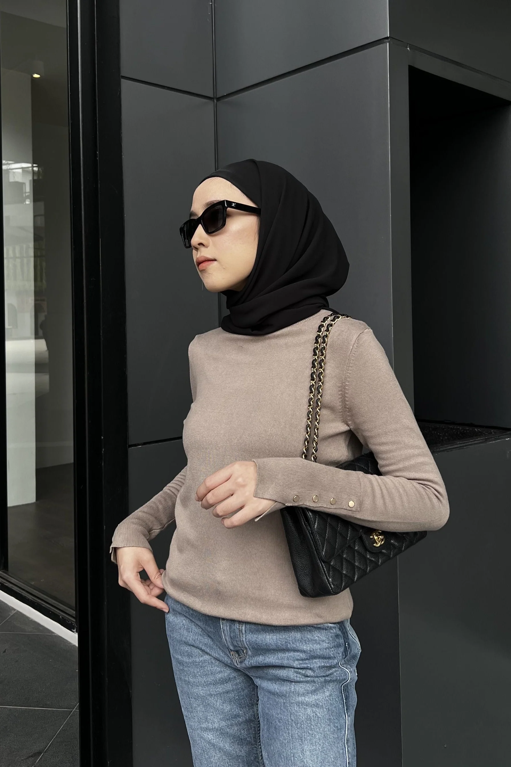 GG Inner Knit - Dalaman Atasan Wanita Bahan Rajut - Image 4