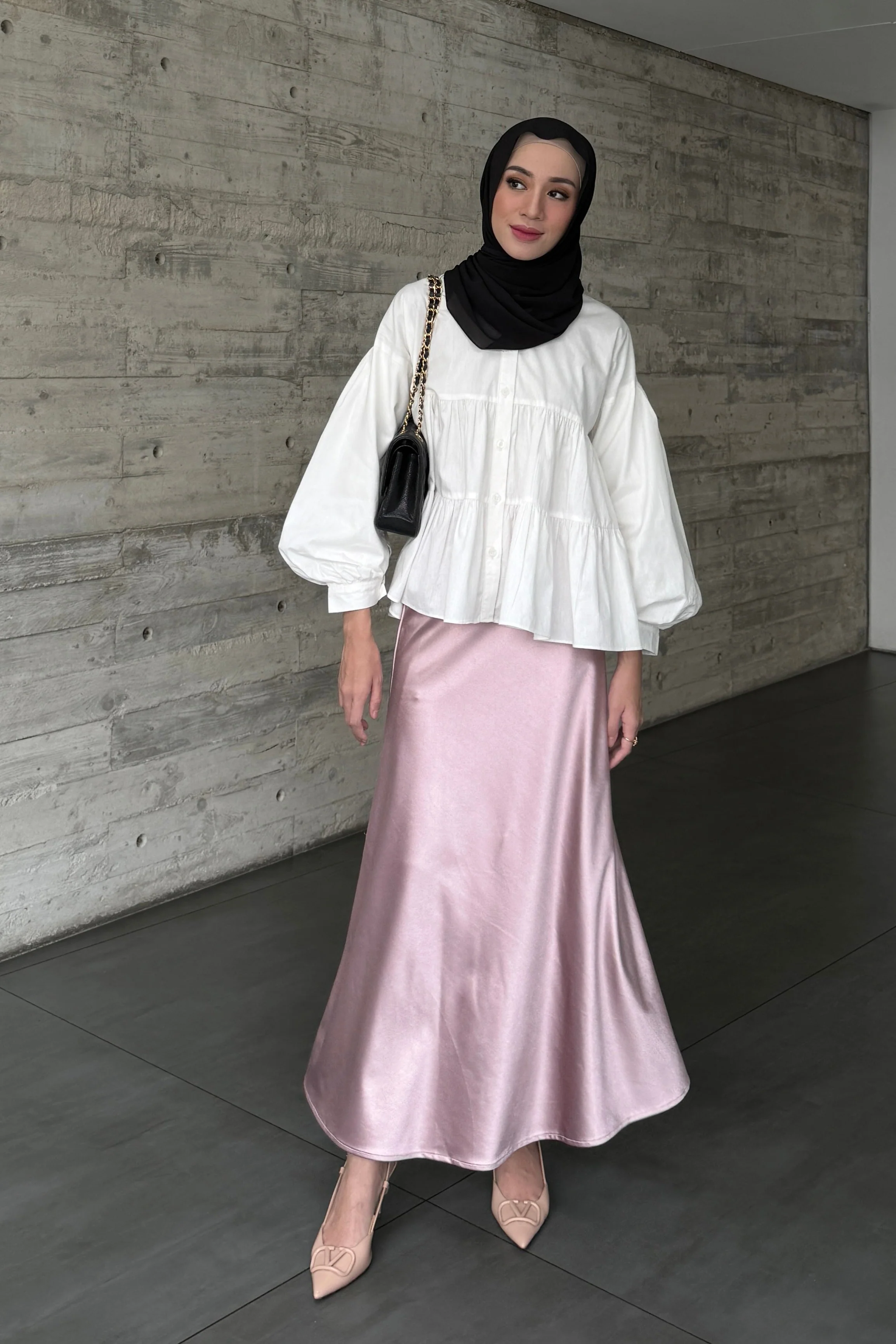 [DEFECT] - Vaia Skirt - Rok Wanita Panjang Shimmer Model Duyung - Image 10