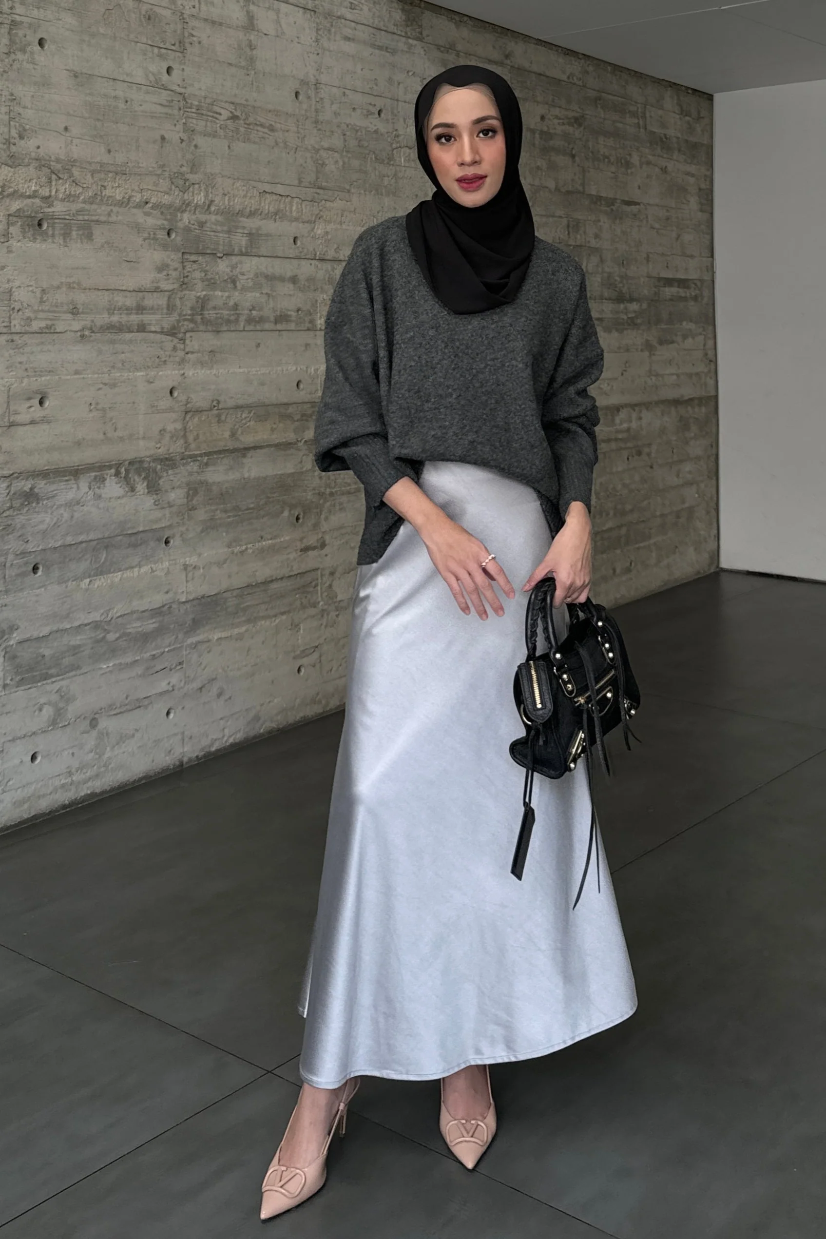 [DEFECT] - Vaia Skirt - Rok Wanita Panjang Shimmer Model Duyung - Image 6
