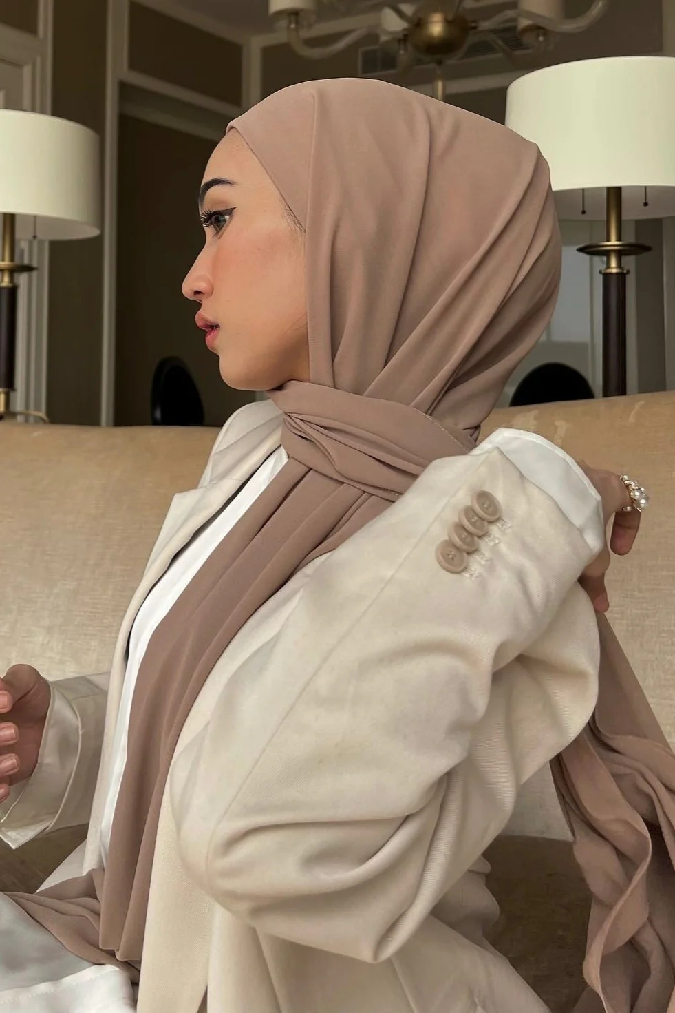 [TEST NOT TO BUY] - Mega Inner Shawl  - Hijab Stylish Bahan Cerruty Premium - Image 5