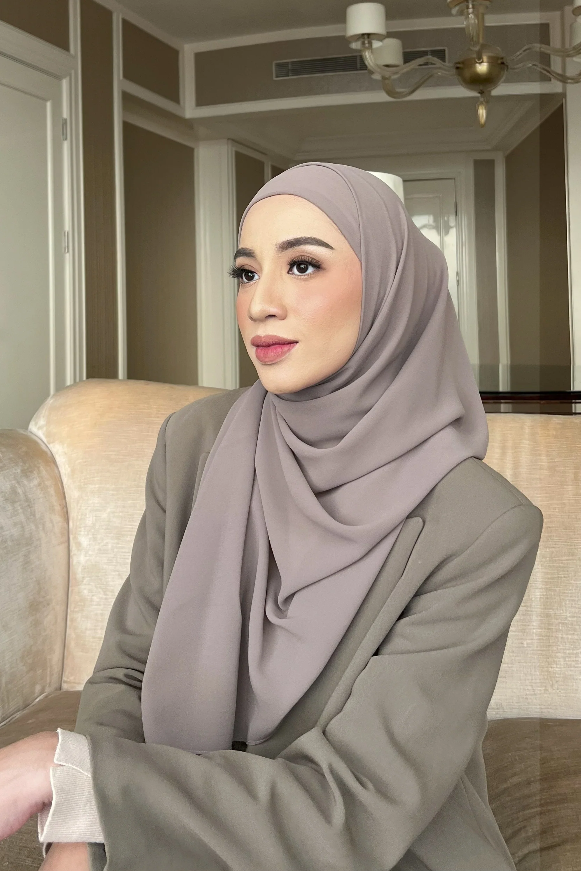 [TEST NOT TO BUY] - Mega Inner Shawl  - Hijab Stylish Bahan Cerruty Premium - Image 6